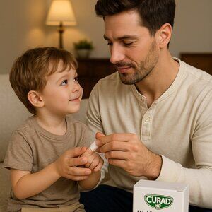 CURAD Mini First Aid Kit – 30 Piece Travel Size Medical Emergency Pack Latex-Fre